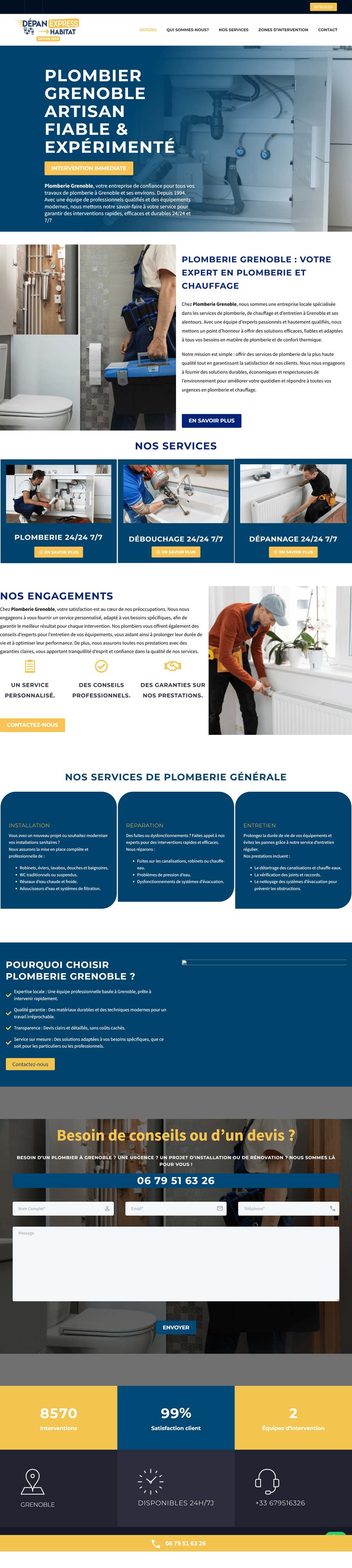 Réalisation site web Marrakech - Plomberiegrenoble
